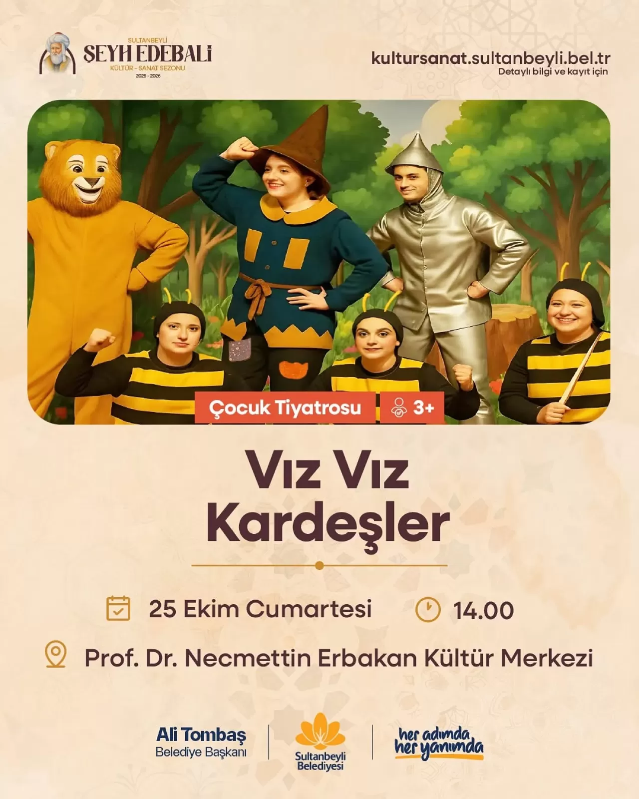 Sultanbeyli'de Çocuklar İçin Hafta Sonu Tiyatro Etkinliği