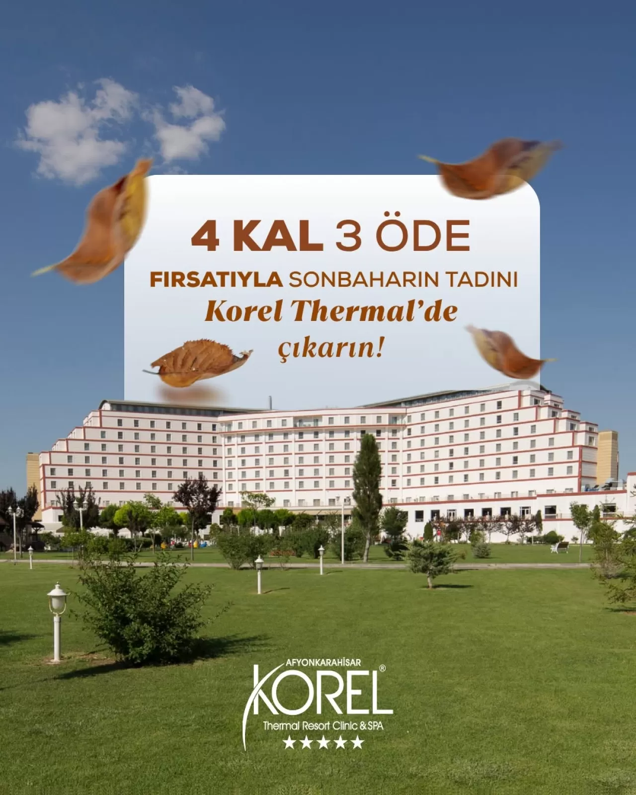 Korel Thermal Resort, Sonbahar Tatili İçin 
