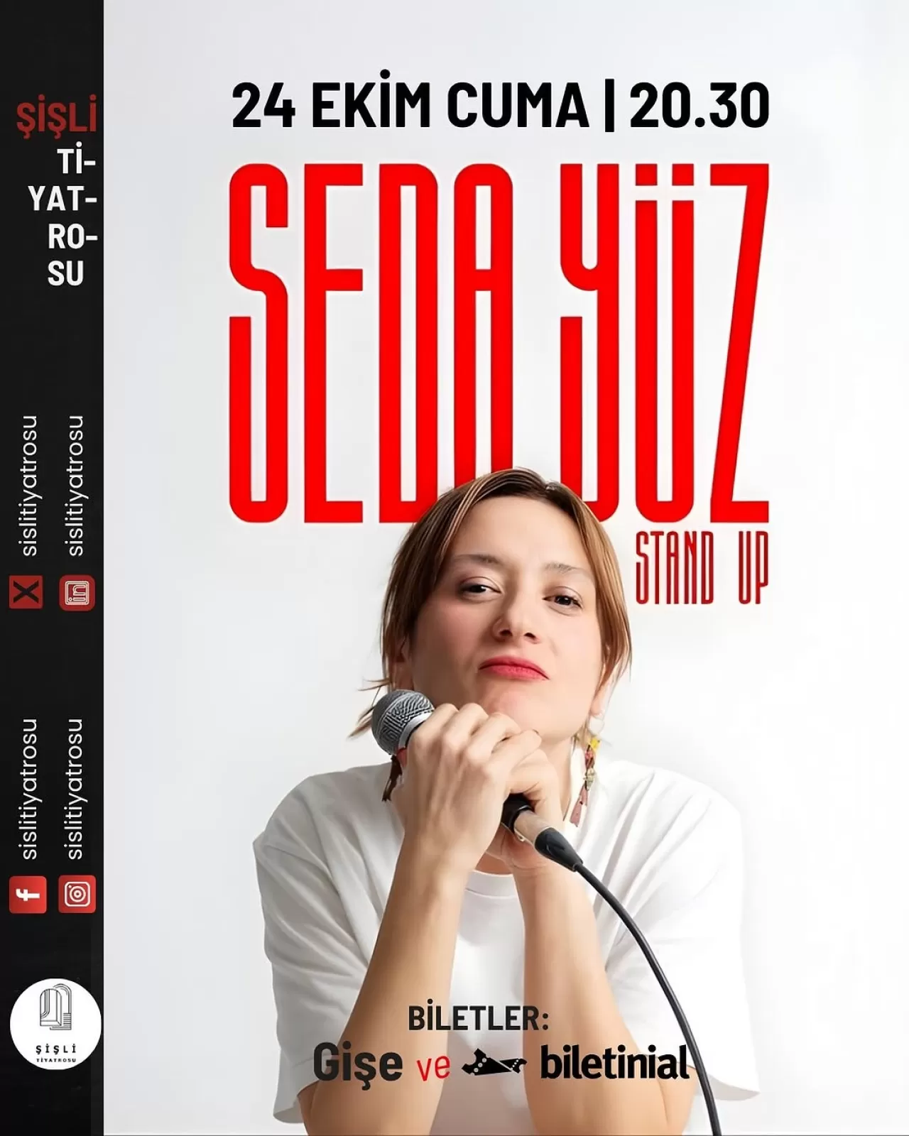 Seda Yüz, Şişli Tiyatrosu'nda Tek Kişilik Stand-up Gösterisi ile Seyirci Karşısına Çıkıyor