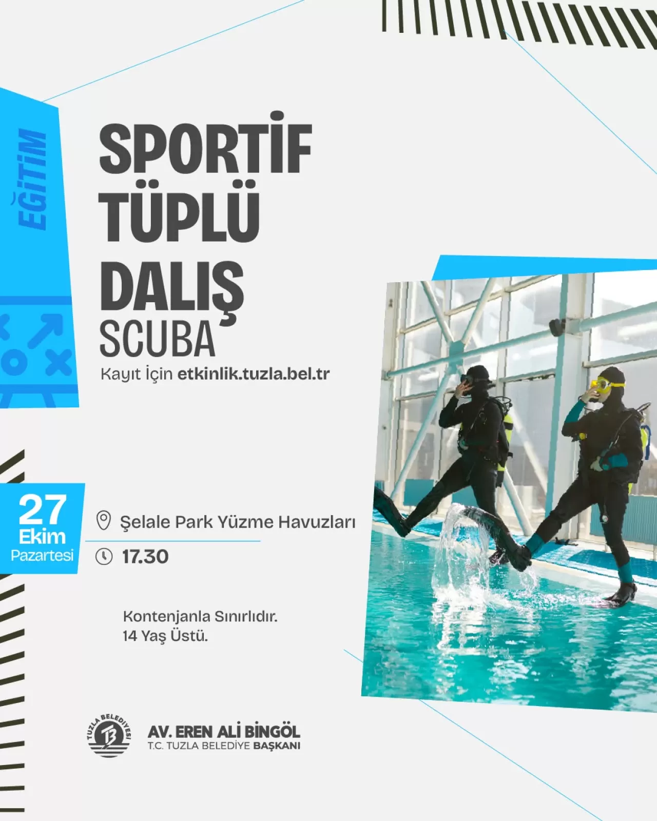 Tuzla'da Tüplü Dalış Eğitimi Başlıyor