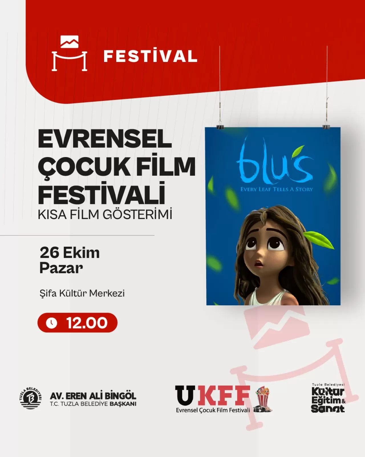 Uluslararası Çocuk Film Festivali'ne Tuzla'dan Üç Kısa Film ile Katılım