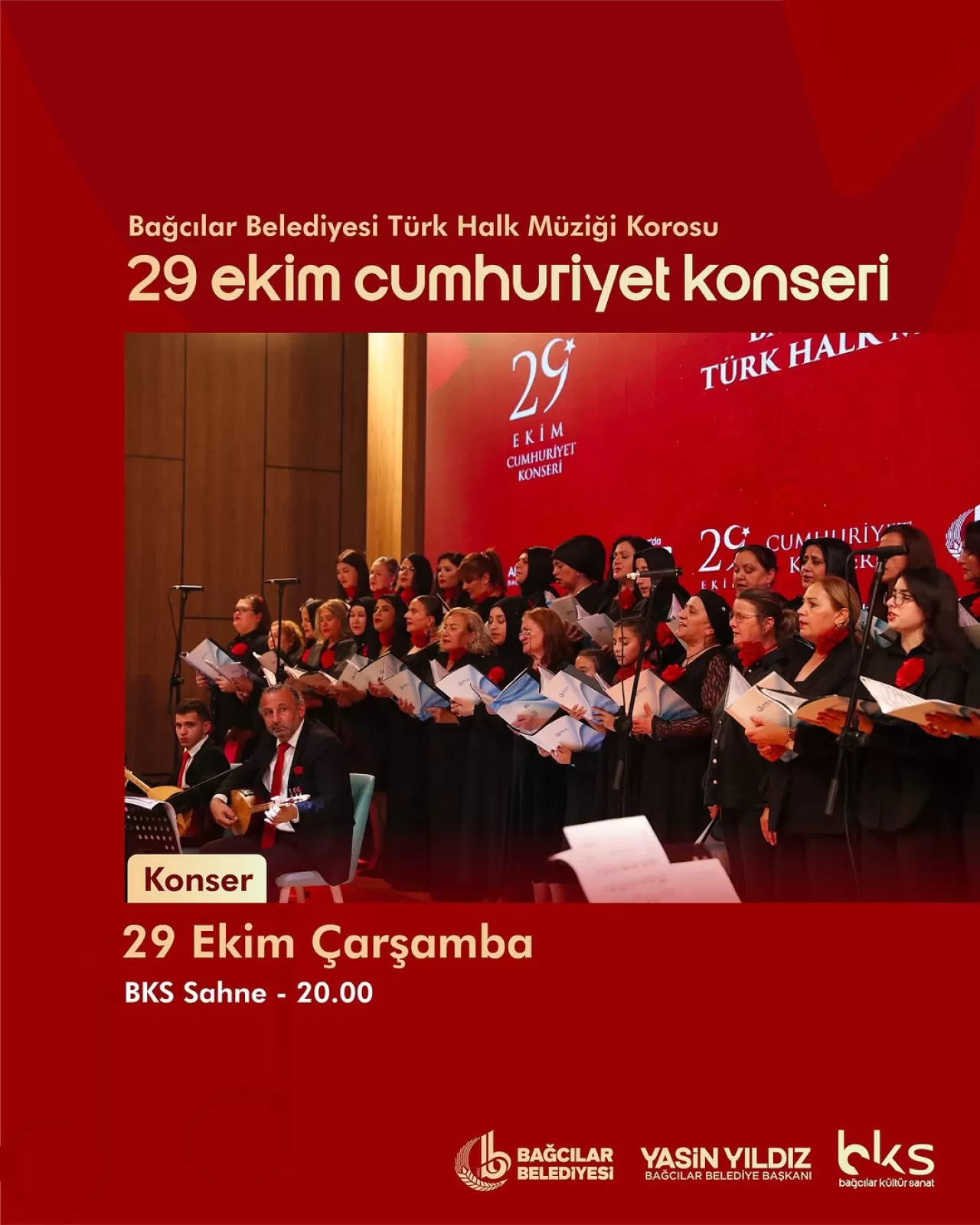 Bağcılar'da Cumhuriyet'in 102. Yılı Türkülerle Kutlanacak