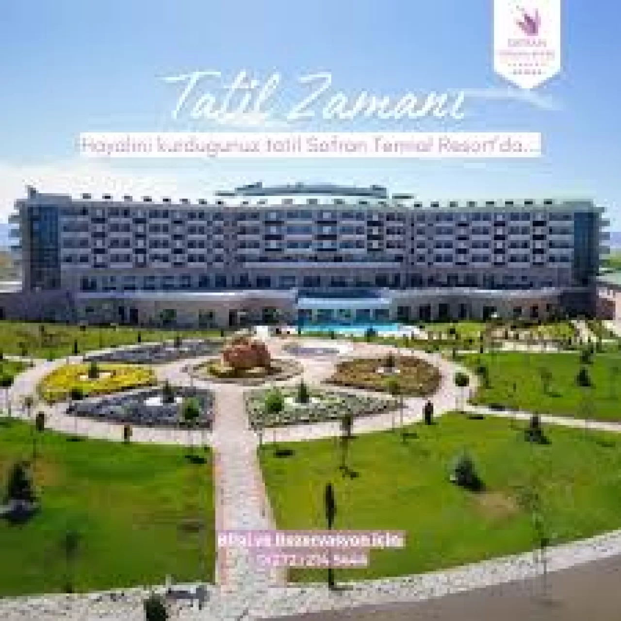 Afyonkarahisar'da Termal Turizm: Safran Termal Resort & Spa, Dört Mevsim Hizmet Veriyor