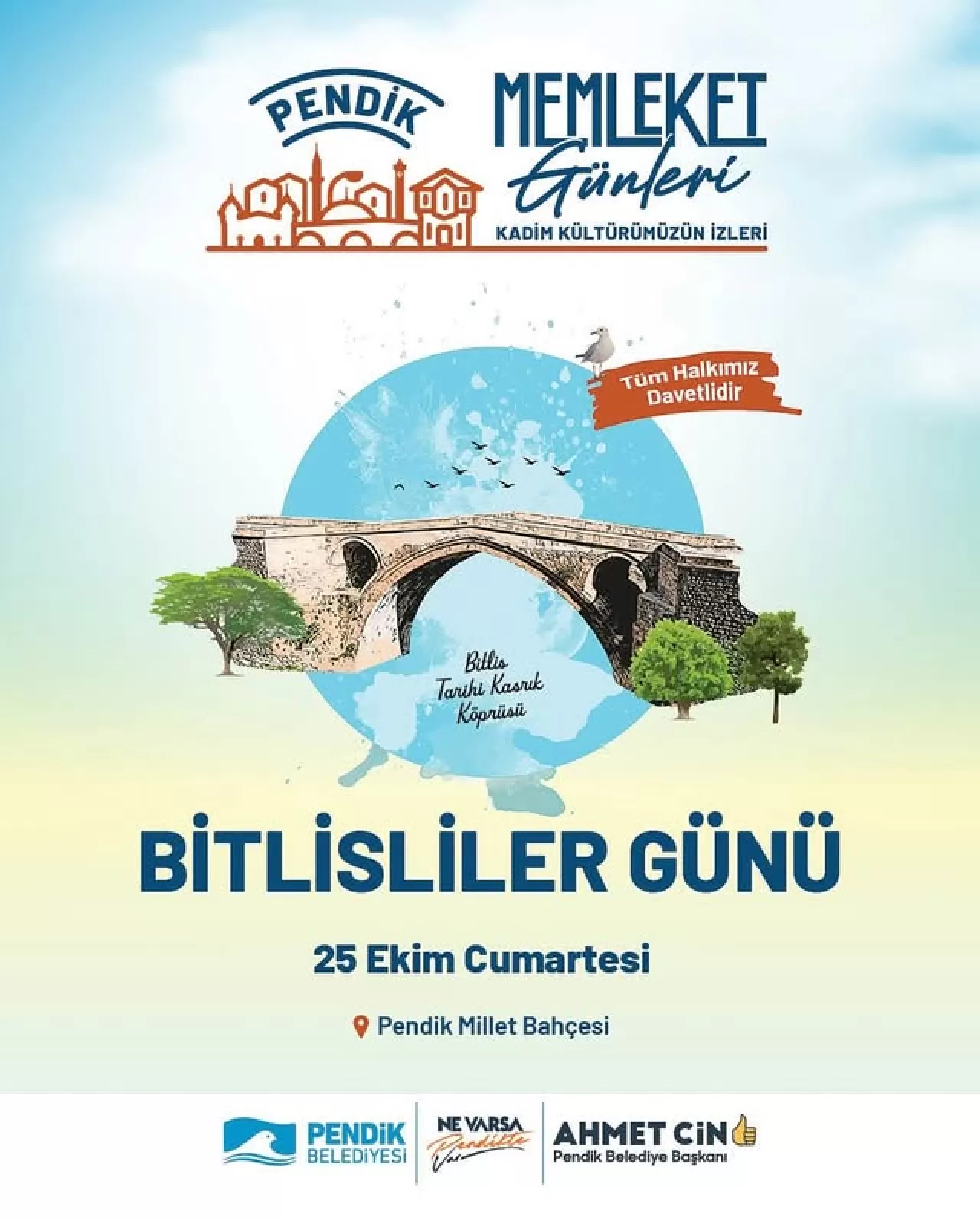 Pendik'te Memleket Günleri: Bitlis ve Muş'un Kültürü Millet Bahçesi'nde Tanıtılacak
