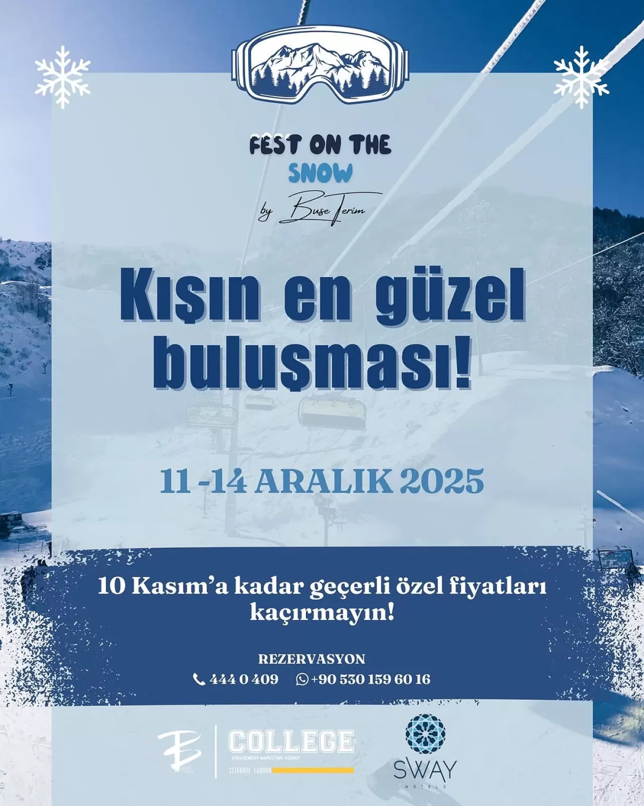 SWAY HOTELS, Kış Tatili Rezervasyonları İçin Erken Kayıt Dönemini Başlattı