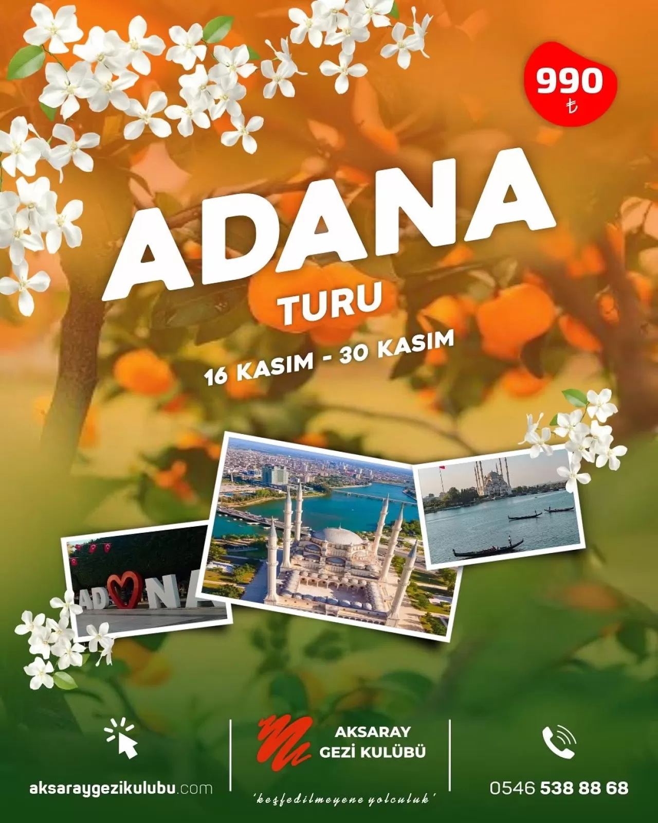 Aksaray Gezi Kulübü, Adana'ya Lezzet ve Kültür Turu Düzenliyor