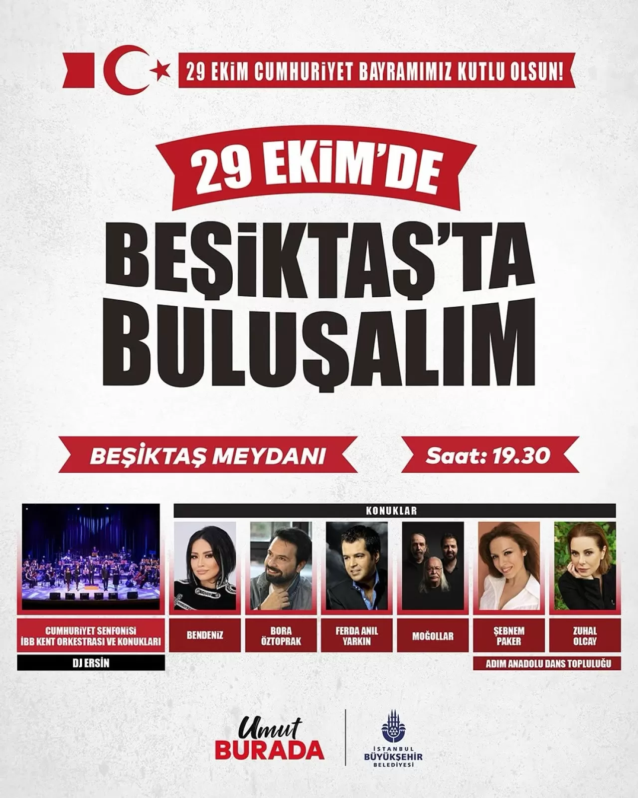 İBB, Cumhuriyet'in 102. Yılını Konserlerle Kutluyor