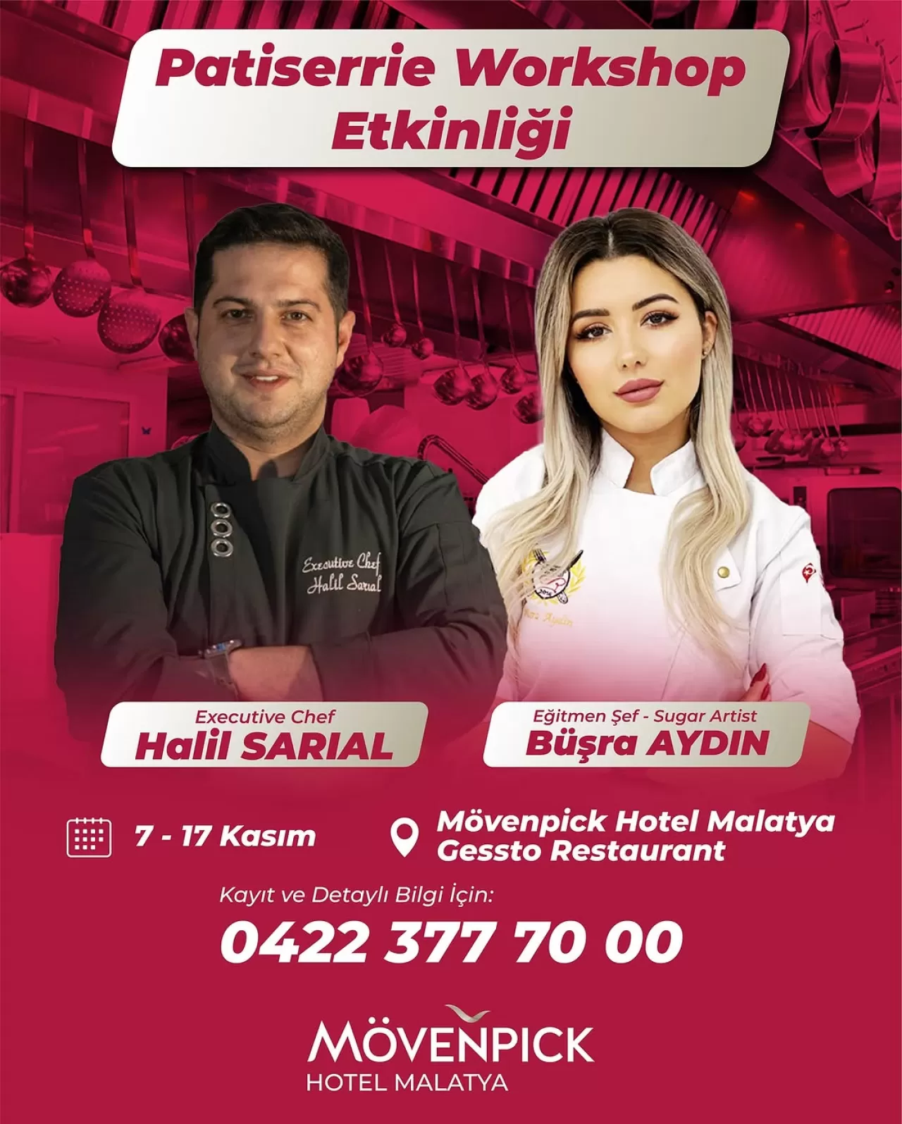 Mövenpick Hotel Malatya'da Pastacılık Atölyesi Düzenleniyor
