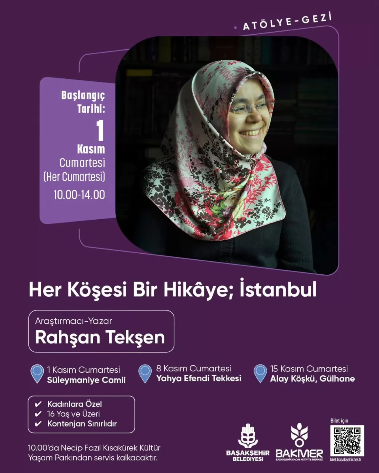 Başakşehir'de İstanbul'un Tarihi Duraklarını Keşif Gezileri Başlıyor