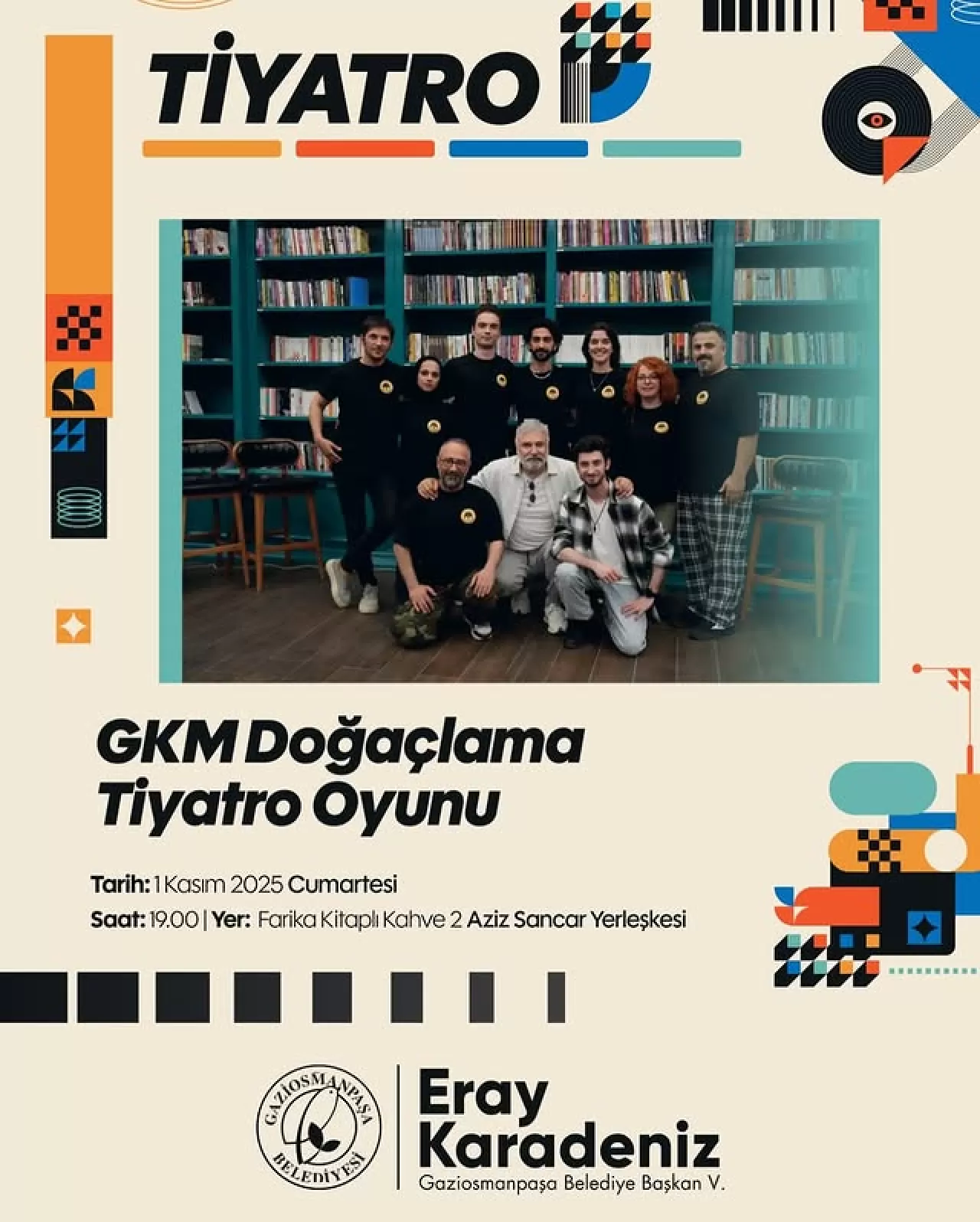 Gaziosmanpaşa'da Tiyatro Keyfi: Doğaçlama Oyun 1 Kasım'da Sahnelenecek