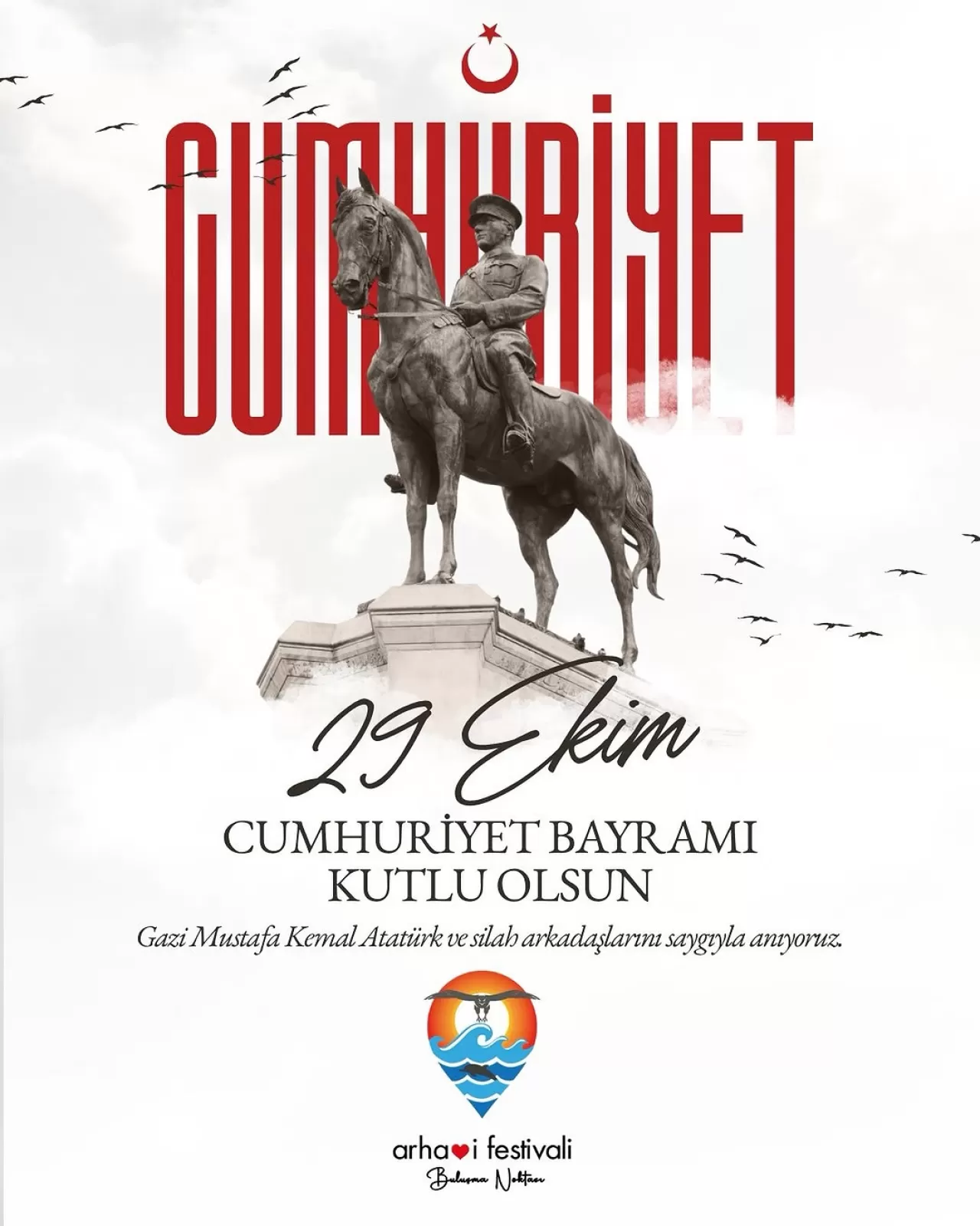 29 Ekim Cumhuriyet Bayramı'nın 102. Yılı Kutlanıyor