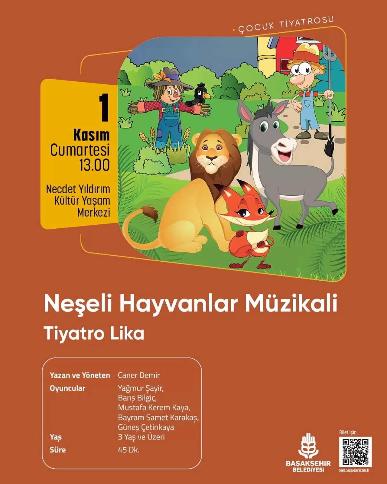 Başakşehir'de Çocuklar İçin Tiyatro Şöleni