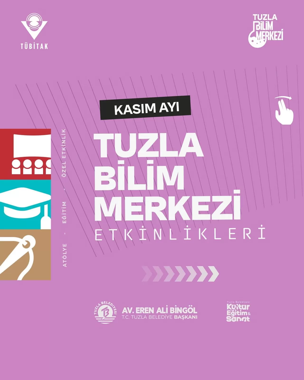 Tuzla'da Çocuklar İçin Bilim Atölyeleri Başlıyor