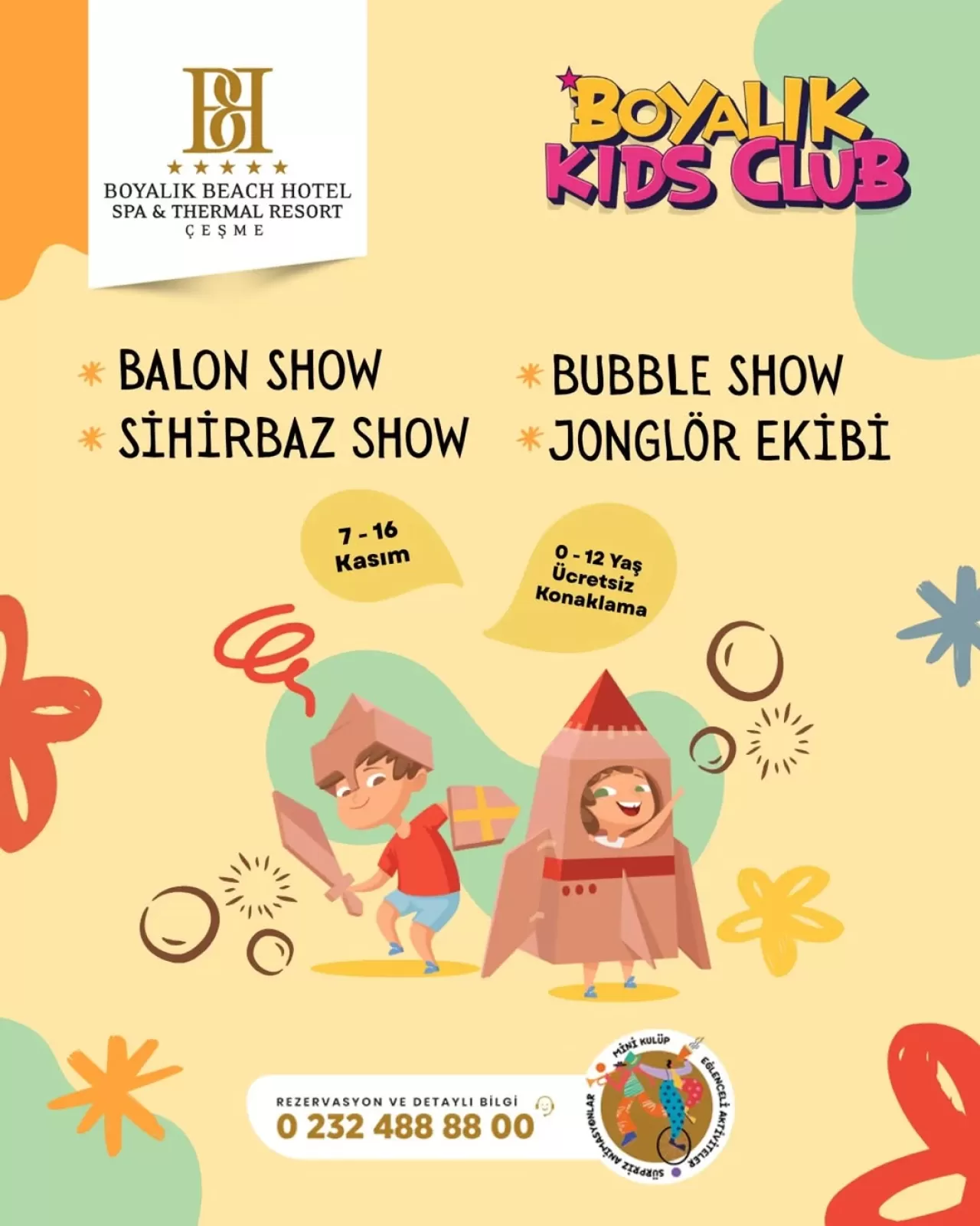 Boyalık Beach Otel'de Ara Tatil için Aktivite Programı Açıklandı