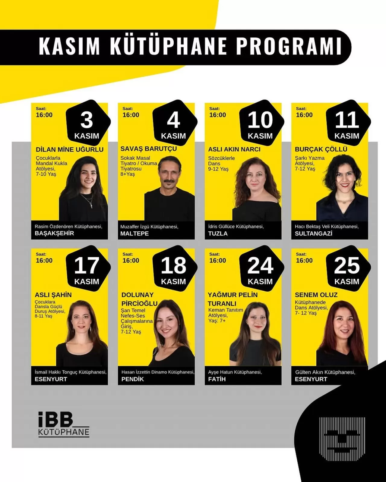 İstanbul Şehir Tiyatroları ve İBB Kütüphaneleri'nden Çocuklara Yönelik Ortak Atölyeler